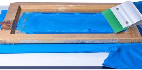 Rubber Squeegee for Screen Printing 3.9X5.1X1.1 Inch Ink Scraper with Comfortable Handle for DIY Silk Screen Crafts and Accurate Ink Spreading in Saudi Arabia