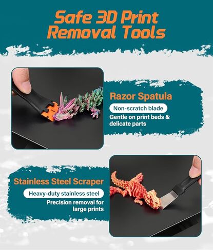3D Printer Tools Kit with Storage Bag, 44PCS 3D Printing Accessories-Craft Knife, 5 Types of Files, Scrapers, Tweezers, Nozzle Cleaning, Finishing Tools, Cutting Mat & More, Starter Kit for Printing in Saudi Arabia