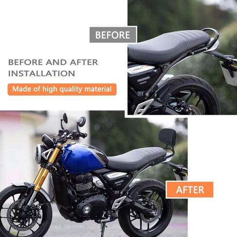 FOR Scrambler 400X Scrambler400X Speed ​​400 scrambler400X speed ​​400 2026 2025 2024 New Model Motorcycle with Detachable Rear Seat Passenger Backrest and Rack in Saudi Arabia