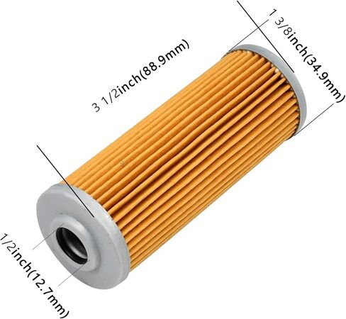 MIU804763 Fuel Filter 8970713480 CH10479 M801101 Compatible With John Deere Compact Tractor 4310 4300 4210 4200 4410 2320 790 770 756 755 655 Lawn Tractor 332 330 322 X749 Front Mower F1145 F915 in Saudi Arabia