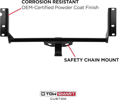 وصلة مقطورة TowSmart Custom Class III - تناسب 2020-2026 Ford Escape (باستثناء الموديلات الهجينة)، 2020-2026 Lincoln Corsair (باستثناء الطراز الهجين) - جهاز استقبال 2 بوصة - 4,500 رطل GTW in Kuwait
