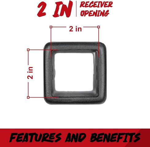 DBXB-RV Class 3 Trailer Hitch Standard 2-Inch Receiver Compatible with 2018-2026 Jeep Compass & 2017 Jeep Compass (Built in Mexico), Multi-Fit Hitch to Receive Ball Mount & Bike Rack. 13363 in Saudi Arabia