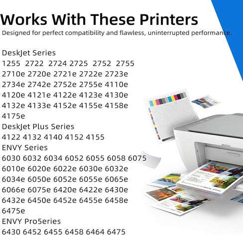 67XL Black Ink Cartridge Replacement for HP Ink 67 HP67XL Cartridges (2-Black)Work with DeskJet 2755e 2855e 2800e 2852e 2827e 4227e 4255e ENVY 2700 6055e 6075 6432e 6455e 6458e 6475e Pro 6455 Printer in Kuwait
