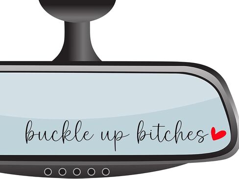 4 xStay Feral Rear View Mirror Sticker,Rearview Mirror Decal,Car Accessories for Women,Motivational Stickers,Water Bottle Laptop Bumper Tumblers Sticker,Vanity Mirror Stickers,Car Window Decal in Saudi Arabia