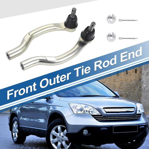 X AUTOHAUX 2pcs Front Outer Tie Rod Ends Kit Suspension Steering Tie Rod End for Honda Accord for Acura TSX 09-14 No.ES800459/ES800460/53540TA0A01/53560TA0A01 in Kuwait