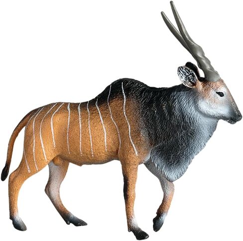 Spiral-Horned Antelope Figure Forest Jungle Wildlife Animals Realistic Figurine Educational Toy Cake Toppers Christmas Birthday Gift for Kids in Saudi Arabia