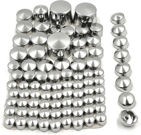 قبعات Dotelis-Chrome Bolts Toppers متوافقة مع 2000-2005 2006 H-D Softail Twin Cam in Kuwait