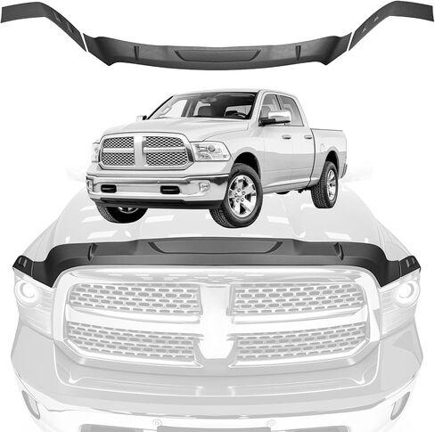 Hood Deflector Protector Fit for 2013-2018 Dodge RAM 1500 Accessories TPE Hood Protector Bug Deflector Shield Replacement for Ram Truck Accessories in Saudi Arabia