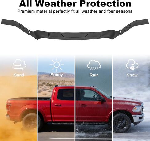 Hood Deflector Protector Fit for 2013-2018 Dodge RAM 1500 Accessories TPE Hood Protector Bug Deflector Shield Replacement for Ram Truck Accessories in Saudi Arabia
