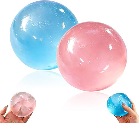 Blue Coconut Oil Stress Ball, Coconut Oil Squishy Ball, Squishy Coconut Oil Stress Ball & Coconut Oil Squishy, Blue Slow Rising Squeeze Toy, Anxiety Relief Fidget, for Office & Daily Use in Kuwait