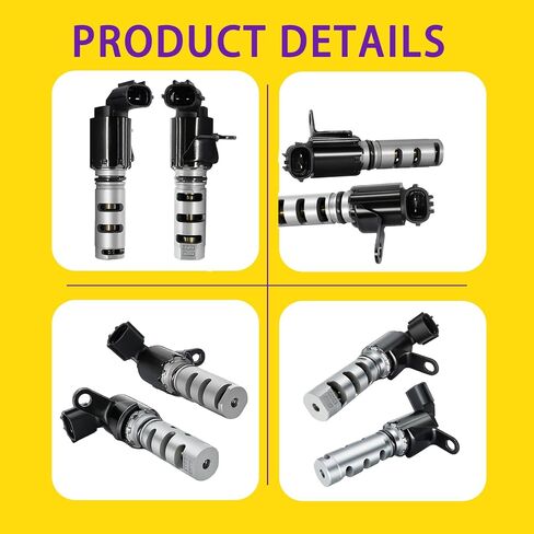 2pcs Intake and Exhaust Engine Variable Valve Timing VVT Solenoid Compatible with Toyota Yaris R Avanza Fit for Scion iQ L4 1.3L 1.5L 12 13 14 15 16 17 18 19 20 21 22 Replaces 153300Y050 153300Y060 in Saudi Arabia