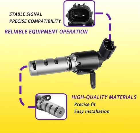 2pcs Intake and Exhaust Engine Variable Valve Timing VVT Solenoid Compatible with Toyota Yaris R Avanza Fit for Scion iQ L4 1.3L 1.5L 12 13 14 15 16 17 18 19 20 21 22 Replaces 153300Y050 153300Y060 in Saudi Arabia