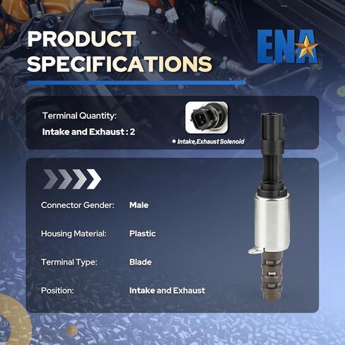 ENA 1PC Engine Variable Valve Timing Solenoid VVT Compatible with Ford F-150 Lincoln Mark LT Mercury Mountaineer V8 4.6L 5.4L 2004-2014 Intake Camshaft Position Actuator Solenoid for 917-200 in Kuwait