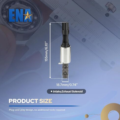 ENA 1PC Engine Variable Valve Timing Solenoid VVT Compatible with Ford F-150 Lincoln Mark LT Mercury Mountaineer V8 4.6L 5.4L 2004-2014 Intake Camshaft Position Actuator Solenoid for 917-200 in Kuwait