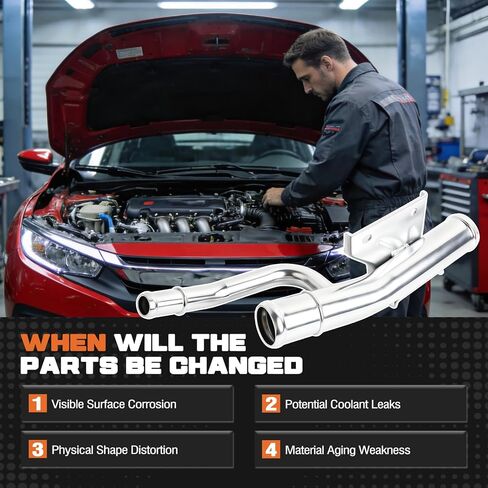 Lower Water Pipe Fit For Honda Civic 2016 2017 2018 2019 2020 2021 Replaces 19503-5AA-A00 195035AAA00 in Saudi Arabia
