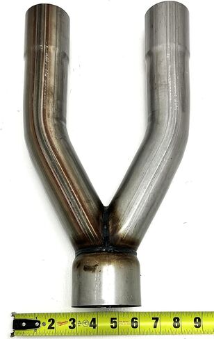 Exhaust Y Pipe 3.00 Single Inlet to 2.25 Dual Outlets WYP-300225 Steel Wesdon Exhaust Y Pipe in Kuwait