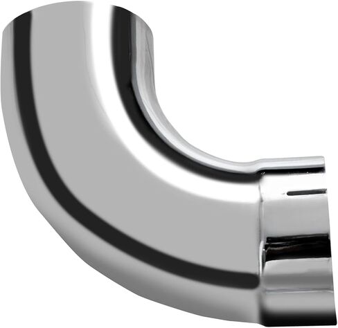 Chrome Exhaust Pipe 5 Inch ID/OD 90 Degree Elbow Tube with 12 Inch Arms in Saudi Arabia