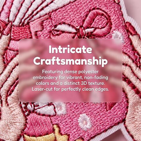23PCS Pink Book Lover Embroidery Patches Iron On Aesthetic Reading Quote Bookish Applique for Jackets Bags Hats DIY Clothing Accessories in Kuwait