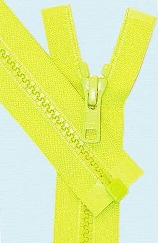 سحاب Vislon مقاس 24 بوصة ~ سحاب رياضي بلاستيكي مصبوب YKK #5 ~ منفصل - 535 أخضر نيون (سحاب واحد / حزمة) in Kuwait