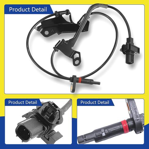 2 قطعة مستشعر سرعة العجلات ABS أمامي يسار ويمين مناسب لـ 2009-2015 Honda Pilot، 2007-2013 Acura MDX، ZDX 3.7L. 57450-STX-A01، 57455-STX-A01، ALS1559 in Kuwait
