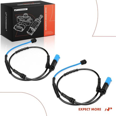 A-Premium Rear Driver and Passenger Brake Pad Wear Sensor Compatible with BMW F48 Series X1 2023-2025, F39 Series X2 2024-2025, 2-PC Set in Kuwait