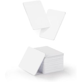 Mini NFC Cards (2 x 3cm, 25 Pack) NTAG215-Compatible, Blank PVC Cards, Writable, Programmable, Smart Automation, Access Control, Business Cards. For iPhone/Android, NFC-Enabled Applications in Saudi Arabia