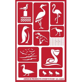 Armour Products Glass Etching Stencil, Brown in Kuwait