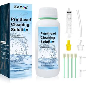 DTF & DTG Printhead Cleaning Solution Printhead Cleaning Kit for All DTF DTG Printer for EPN XP600 ET8550 L1800 XP15000 R1390 DX5 DX7 Printhead Compatible For Direct Transfer Film Printer (100ML) in Kuwait