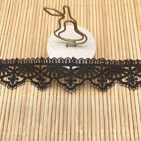 Elegant Lace Trim Ribbon,Rhombus Trim for Wedding Decorations, Gift Wrapping, Sewing Crafts, 2.6CM - 5 Yards (White) in Saudi Arabia