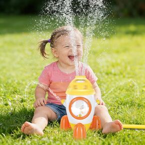 Kids Outdoor Water Baseball Sprinkler Toys for Ages 3-8 – Backyard Tball Set with Adjustable Flow Control Valve & Bat Ball – Summer Splash Water Games for Toddlers 4-7 in Saudi Arabia