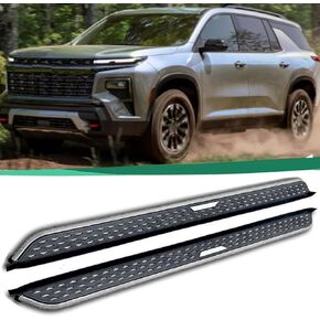 2PCS/Set All Black Running Board Fits for Chevrolet Traverse 2024 2025 2026 Aluminum Side Step Side Bar Car Protect Stairs Pedals with Mounted Brackets Screws in Saudi Arabia