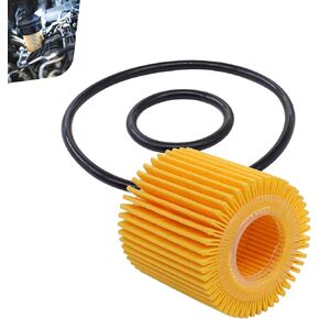 04152-YZZA6 Engine Oil Filter with Drain Plug Gasket, Direct Replacement Oil Filter, Compatible with Corolla Prius Matrix CT200h (Orange) in Saudi Arabia
