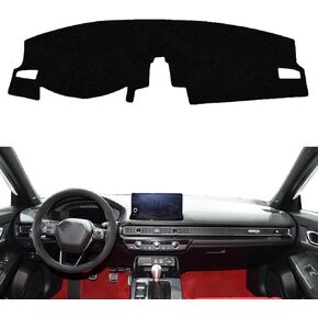 Dash Cover Fit for Honda Civic Type R FL5 2022 2023 2024 2025 2026,Dash Cover Pad,Custom Faux Suede/Non-Slip/Black line in Saudi Arabia
