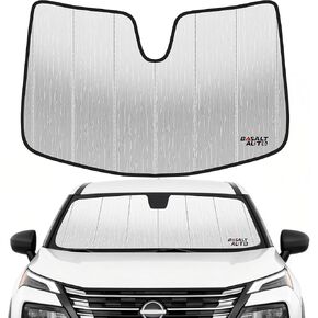 2021-2025 Rogue Windshield Sun Shade Compatible for 2021-2025 Nissan Rogue (Does Not Fit Rogue Sport) Reflective Foldable Front Sun Visor Sunshade Protector with Storage Bag Keep Interior Cool in Saudi Arabia
