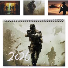 2026 Calendar Monthly Planner, 2026 Wall Calendar, Calendar 2025-2026, Calendar that Honors the Military in Saudi Arabia