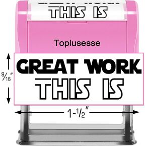 Turtle-ly Awesome Stamp Self Inking Teacher Stamp for Classroom Encouraging Motivational Homeschool Grading Tool Teacher Supplies- Purple Mount in Saudi Arabia