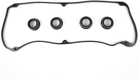 CNS Valve Cover Gasket with Spark Plug Tube Seals Compatible with 92-96 Dodge/Eagle/Mitsubishi/Plymouth 1.8L (1834cc/112ci) SOHC L4 16V, "4G93" in Kuwait