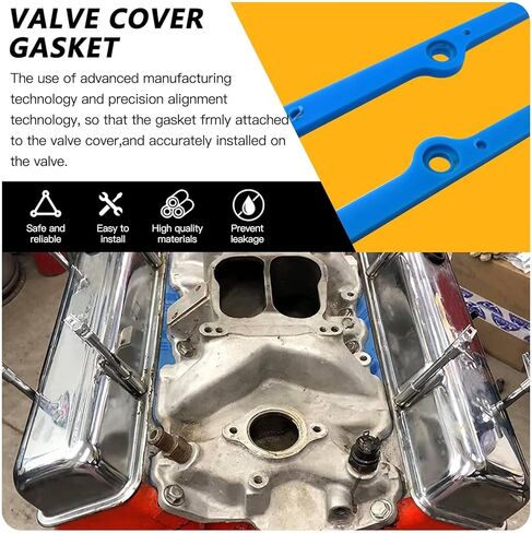 Loner Upgraded for S BC Steel Core Rubber Valve Cover Gaskets Small Block-3/16-thick,Fit for Chevrolet 265, 283, 305, 327, 350, 383, 400, etc in Saudi Arabia