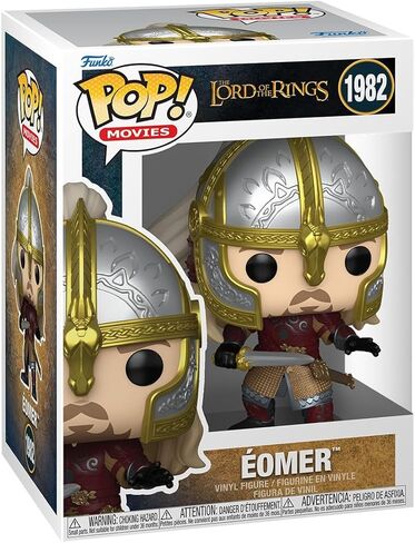 فانكو بوب! الأفلام: Lord of The Rings - Eomer - مجسم من الفينيل قابل للتجميع - فكرة هدية - بضائع رسمية - ألعاب للأطفال والكبار - محبي الأفلام - مجسم نموذجي لهواة الجمع والعرض in Kuwait