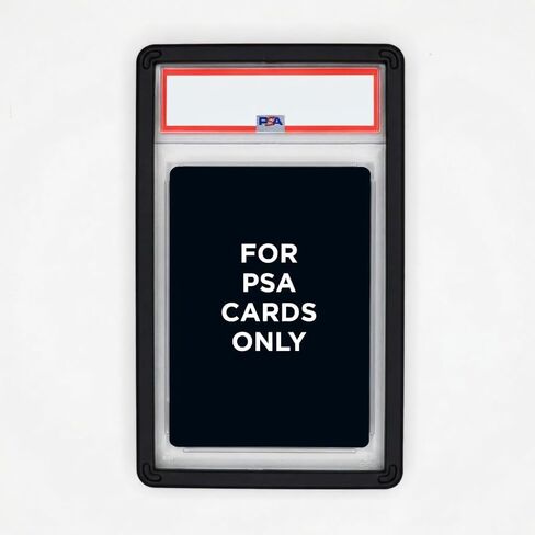 5-Pack PSA Slab Bumpers - Hard TPU Stackable Colored Guards with Precision Fit for Graded Cards (Red, Black, Purple, Blue, Green) in Saudi Arabia