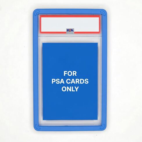 5-Pack PSA Slab Bumpers - Hard TPU Stackable Colored Guards with Precision Fit for Graded Cards (Red, Black, Purple, Blue, Green) in Saudi Arabia