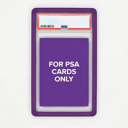 5-Pack PSA Slab Bumpers - Hard TPU Stackable Colored Guards with Precision Fit for Graded Cards (Red, Black, Purple, Blue, Green) in Saudi Arabia