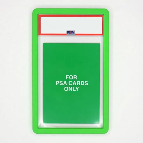 5-Pack PSA Slab Bumpers - Hard TPU Stackable Colored Guards with Precision Fit for Graded Cards (Red, Black, Purple, Blue, Green) in Saudi Arabia