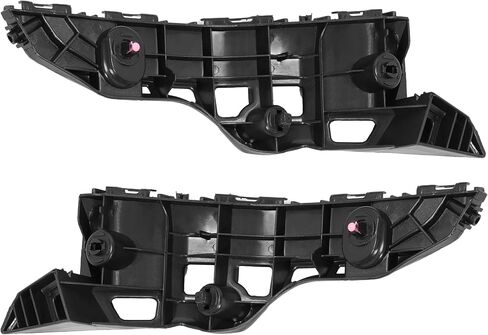 KUAFU 4Pcs Front Bumper Retainer Bracket Set Compatible with 2014-2019 Toyota Highlander Replacement for TO1043133 TO1042133 TO1033119 TO1032119 POM Plastic Black Upper & Lower Left & Right in Kuwait