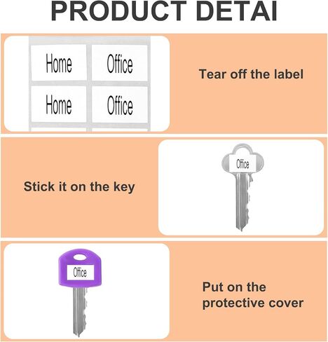 30 Pcs Colored Key Covers, Silicone Key Color Identifiers Covers Caps with Labels Protectors for Easy Organization (Black, White, Red, Yellow, Blue, Purple, Orange, Brown, Green, Grass Green) in Saudi Arabia