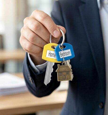 30 Pcs Colored Key Covers, Silicone Key Color Identifiers Covers Caps with Labels Protectors for Easy Organization (Black, White, Red, Yellow, Blue, Purple, Orange, Brown, Green, Grass Green) in Saudi Arabia