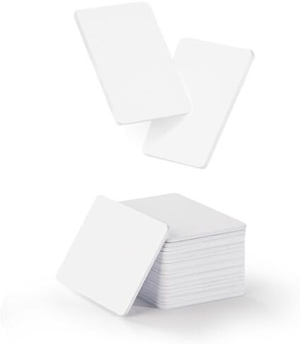 Mini NFC Cards (2 x 3cm, 25 Pack) NTAG215-Compatible, Blank PVC Cards, Writable, Programmable, Smart Automation, Access Control, Business Cards. For iPhone/Android, NFC-Enabled Applications in Saudi Arabia