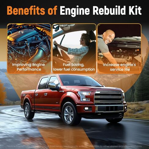 Maxpeedingrods HS26550PT محرك مجموعة منع تسريب زيت كاملة مجموعة لفورد F-150 XL موستانج FX4 FX2 STX 5.0L V8 2011-2014 in Kuwait