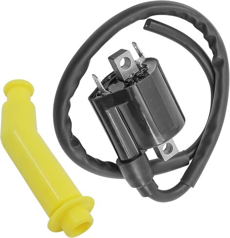 Caltric Ignition Coil And Cap Compatible with Honda Rancher TRX420F 2007-2014 30510-HP5-601 30700-MBN-671 in Kuwait