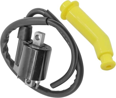 Caltric Ignition Coil And Cap Compatible with Honda Rancher TRX420F 2007-2014 30510-HP5-601 30700-MBN-671 in Kuwait